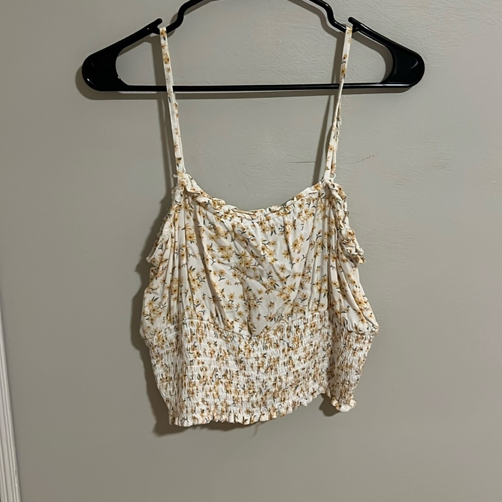 American Eagle floral tank top